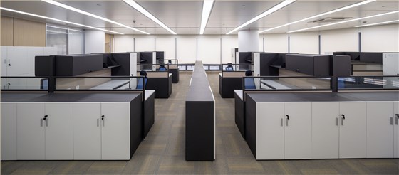 江苏银行VL屏风职员位文件柜职员区场景案例图 (55)