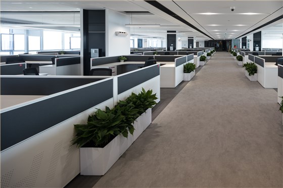 杭州海康威视小图VL屏风板式职员位职员空间案例图片 (43)