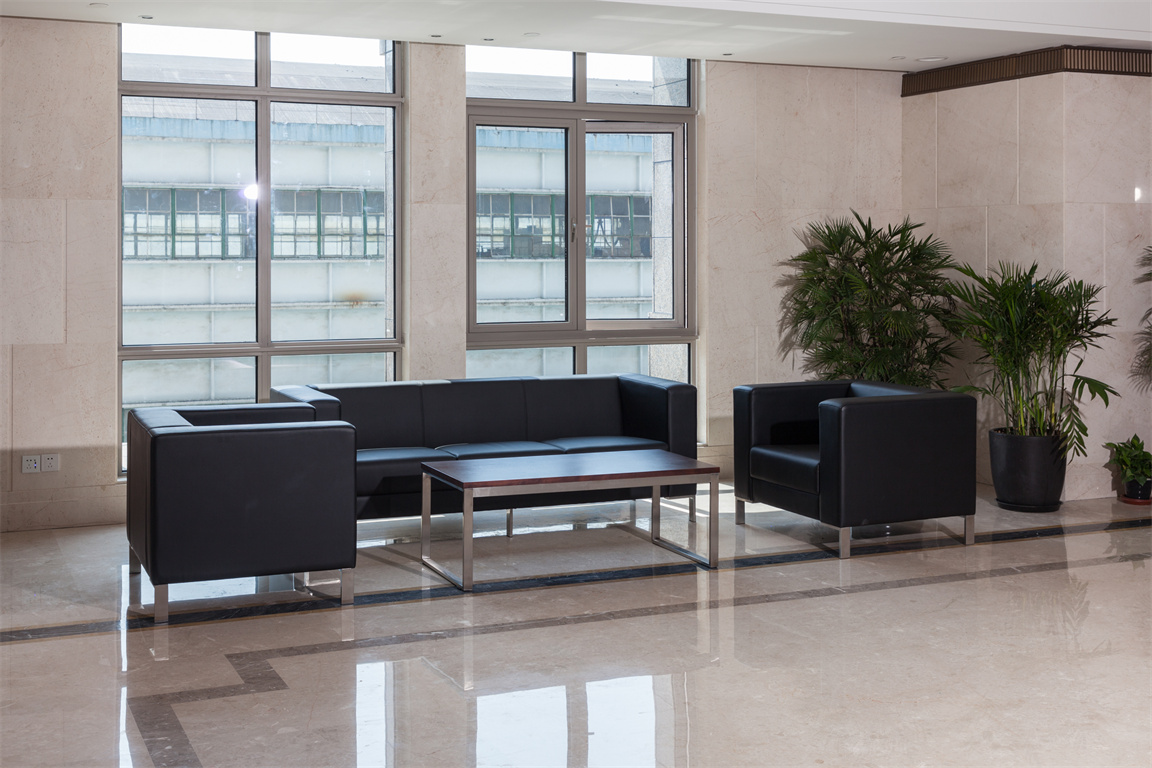 杭州汽轮机真皮沙发接待空间案例图片 (25)