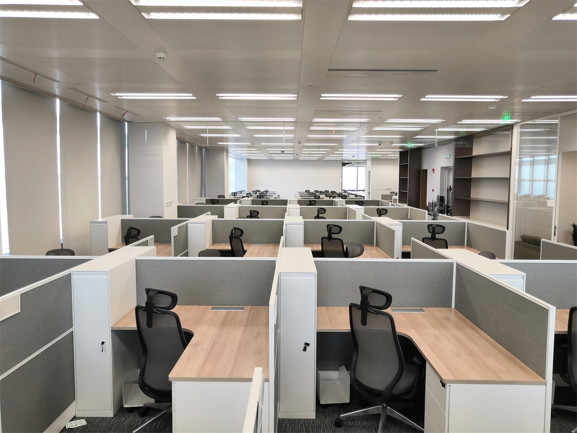 上海广发证券VL屏风职员位C-12 三抽活动柜职员区场景案例图片 (44)