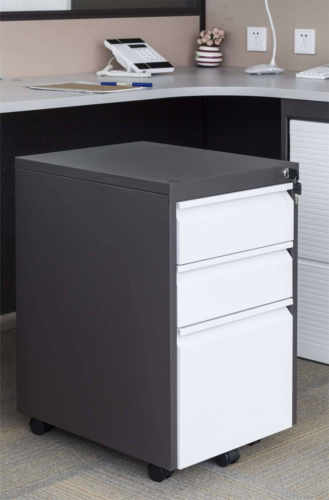 江苏银行MOBILE PEDESTAL钢柜案例图片 (26)