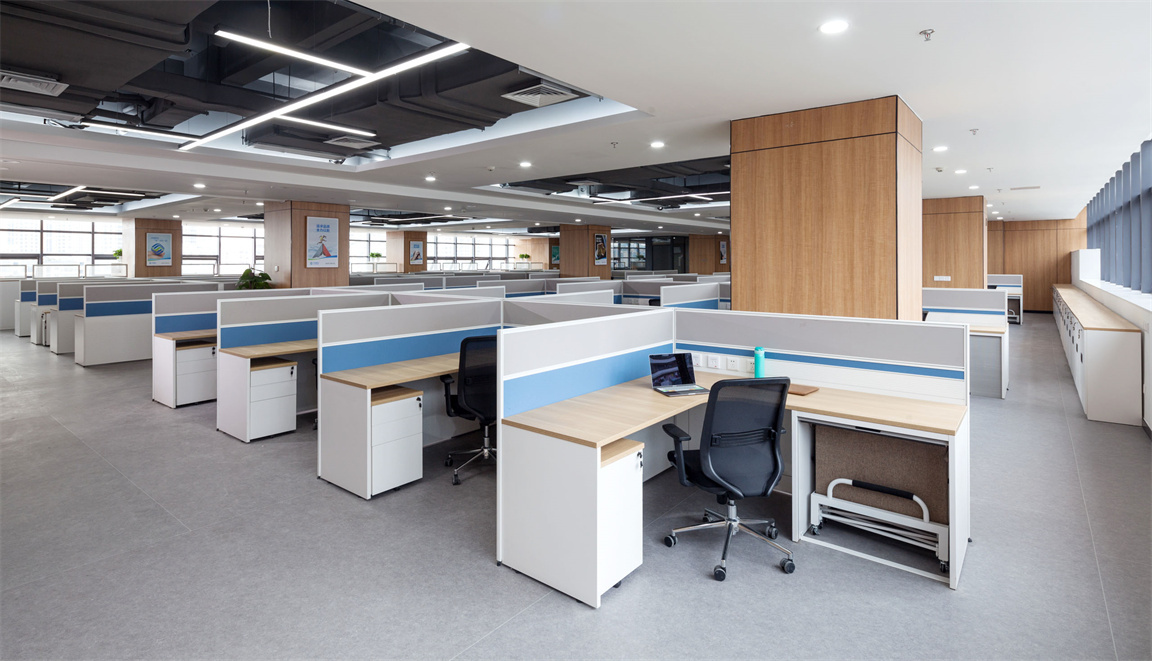莆田移动精修小图VL屏风板式职员位职员空间案例图片 (20)